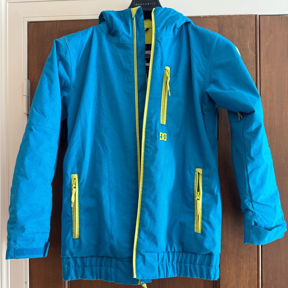 DC Vibrant Blue and Yellow Ski Jacket